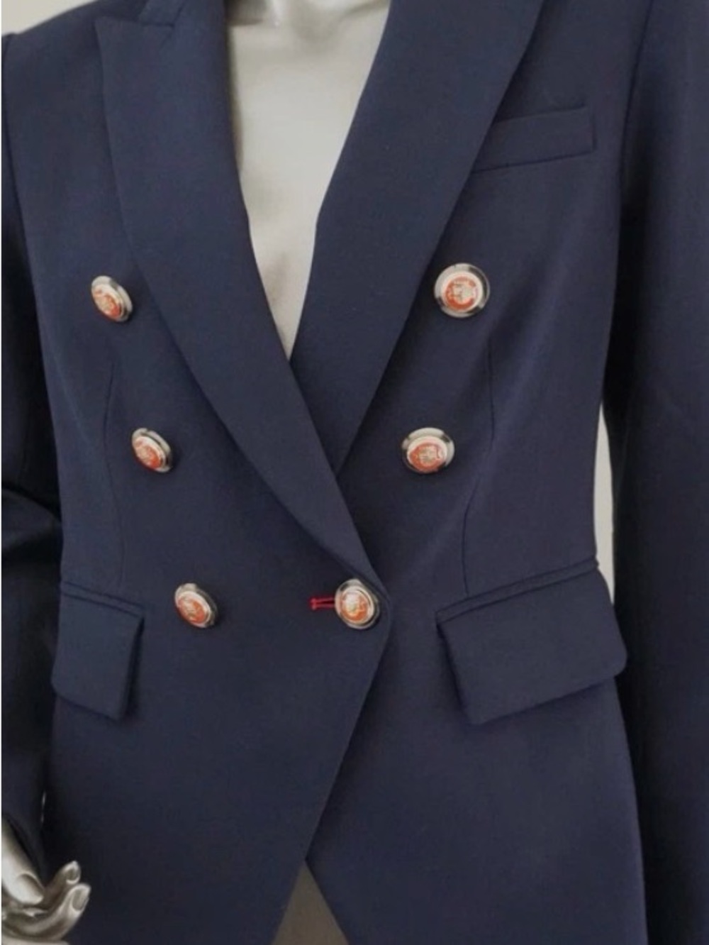 ISO Veronica Beard Navy Wonder Woman Blazer - Picture 2 of 3